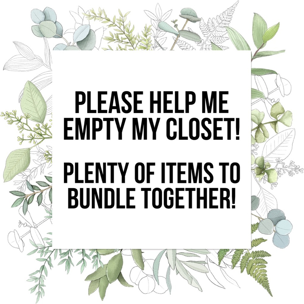 Help Me Empty My Closet! Bundles 3+, Get 15% Off!